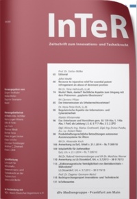 Abbildung von: InTeR - Innovations- und Technikrecht: ITR - Fachmedien Recht und Wirtschaft