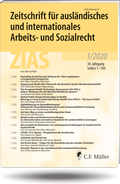 Cover: ZIAS - Zeitschrift f&uuml;r ausl&auml;ndisches und internationales Arbeits- und Sozialrecht - C.F. M&uuml;ller