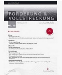 Abbildung von: Forderung und Vollstreckung - FoVo - Deutscher Anwaltverlag