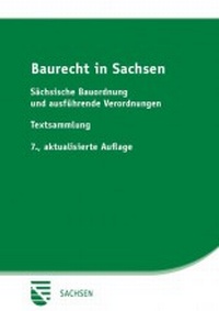 Enlarge image Cover: Baurecht in Sachsen - SAXONIA