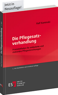 Abbildung von: Die Pflegesatzverhandlung - Erich Schmidt Verlag