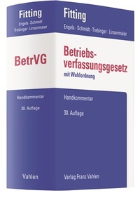 Bild vergrößern Bild: Betriebsverfassungsgesetz: BetrVG - Vahlen