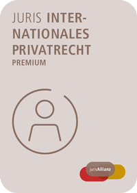 Abbildung von: juris Internationales Privatrecht premium - Juris