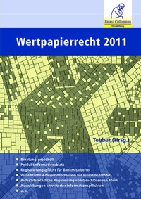 Abbildung von: Wertpapierrecht 2011 - Finanz Colloquium Heidelberg
