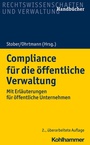 Cover: Compliance für die öffentliche Verwaltung - Kohlhammer