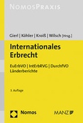 Cover: Internationales Erbrecht - Manz