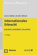 Cover: Internationales Erbrecht - Manz