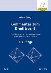 Abbildung von: Kommentar zum Kreditrecht - Finanz Colloquium Heidelberg