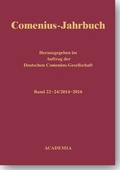 Cover: Comenius-Jahrbuch 22-24 (2014-2016) - Academia