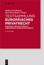 Cover: Textsammlung Europäisches Privatrecht - De Gruyter