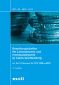 Cover: Besoldungstabellen f&uuml;r Landesbeamte und Kommunalbeamte in Baden-W&uuml;rttemberg - Boorberg