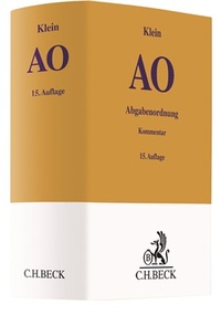 Abbildung von: Abgabenordnung: AO - C.H.BECK