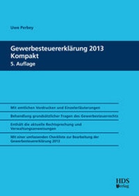 Abbildung von: Gewerbesteuererklärung 2013 Kompakt - HDS