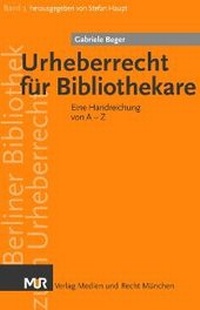 Enlarge image Cover: Urheberrecht für Bibliothekare - MUR-Verlag