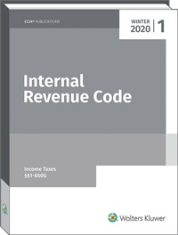 Enlarge image Cover: Internal Revenue Code: Income, Estate, Gift, Employment and Excise Taxes (Winter 2020 Edition) - CCH Incorporated