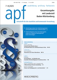 Abbildung von: apf - Ausbildung - Prüfung - Fachpraxis - Boorberg