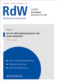 Bild vergrößern Bild: RdW-Kurzreport - Boorberg