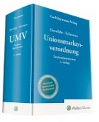 Abbildung von: Unionsmarkenverordnung - Carl Heymanns Verlag