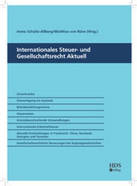 Abbildung von: Internationales Steuer- und Gesellschaftsrecht Aktuell - HDS