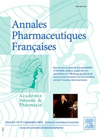 Abbildung von: Annales Pharmaceutiques Francaises - Elsevier
