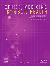 Abbildung von: Ethics, Medicine and Public Health - Elsevier
