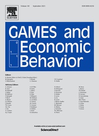 Abbildung von: Games and Economic Behavior - Elsevier