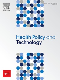 Bild vergrößern Bild: Health Policy and Technology - Elsevier