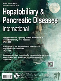 Abbildung von: Hepatobiliary & Pancreatic Diseases International - Elsevier
