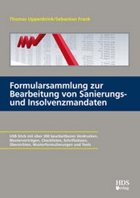 Abbildung von: USB-Stick: Formularsammlung zur Bearbeitung von Sanierungs- und Insolvenzmandaten - HDS