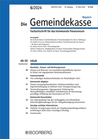 Abbildung von: Die Gemeindekasse Bayern - Boorberg