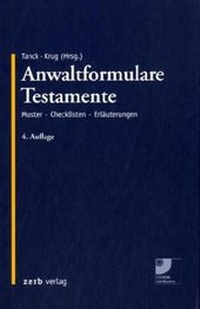 Abbildung von: AnwaltFormulare Testamente - Zerb