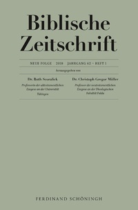Abbildung von: Biblische Zeitschrift - Brill | Schöningh