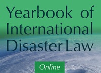 Abbildung von: Yearbook of International Disaster Law - Brill | Nijhoff