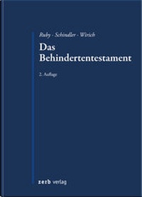 Abbildung von: Das Behindertentestament - Zerb
