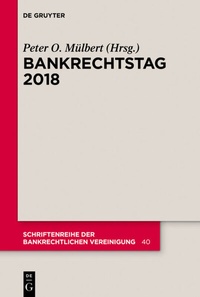 Abbildung von: Bankrechtstag 2018 - De Gruyter