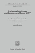 Cover: Macht oder &ouml;konomisches Gesetz? - Duncker & Humblot