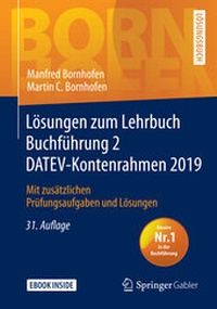 Abbildung von: Lösungen zum Lehrbuch Buchführung 2 DATEV-Kontenrahmen 2019 - Springer Gabler