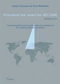 Abbildung von: Procedural law under the EPC-2000. 2nd Edition 2011 - Kastner