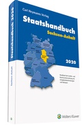 Abbildung von: Staatshandbuch Sachsen-Anhalt 2020 - Carl Heymanns Verlag