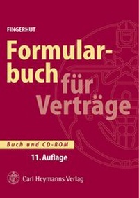 Enlarge image Cover: Formularbuch für Verträge - Carl Heymanns Verlag