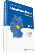 Abbildung von: Staatshandbuch Thüringen 2020 - Carl Heymanns Verlag