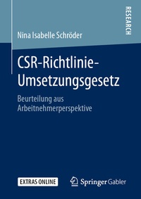 Abbildung von: CSR-Richtlinie-Umsetzungsgesetz - Springer Gabler