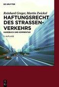 Cover: Haftungsrecht des Stra&szlig;enverkehrs - De Gruyter