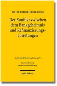 Abbildung von: Der Konflikt zwischen dem Bankgeheimnis und Refinanzierungsabtretungen - Mohr Siebeck