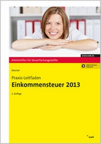 Abbildung von: Praxis-Leitfaden Einkommensteuer 2013 - NWB