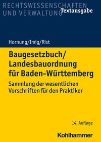 Abbildung von: Baugesetzbuch/Landesbauordnung für Baden-Württemberg - Kohlhammer