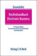 Cover: Rechtshandbuch Electronic Business - C.H.BECK