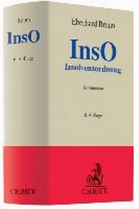 Abbildung von: InsO: Insolvenzordnung - C.H.BECK