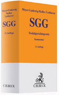 Abbildung von: SGG: Sozialgerichtsgesetz - C.H.BECK