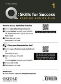 Cover: Q: Skills for Success: Level 1: Reading and Writing Teacher's Access Card - Oxford University Press